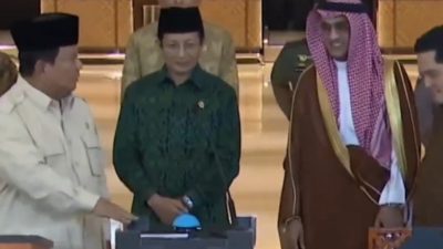 Presiden Prabowo Resmikan Terminal Khusus Haji dan Umrah di Bandara Soetta