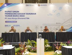 Laporkan Kinerja Positif, RUPST 2025 Jasa Marga Bagi Dividen Rp 1,13 Triliun