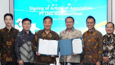 LNG Gantikan BBM di Nias, PLN EPI dan BSGL Teken Proyek Strategis