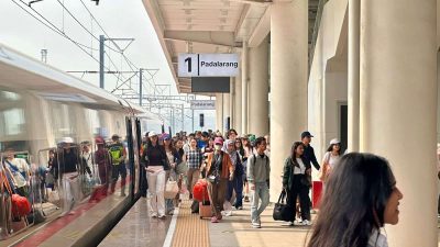Musim Liburan Melonjak, Whoosh Angkut 22 Ribu Penumpang per Hari