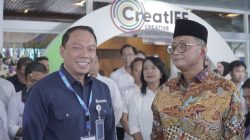 Direktur Utama PT Jasa Marga (Persero) Tbk. Rivan Achmad Purwantono (kiri) bersama Menteri Pekerjaan Umum (PU) Dody Hanggodo. (Foto : Jasa Marga)