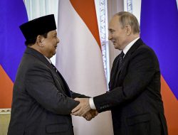 Prabowo ke Putin: Banyak Pabrik dan Jembatan di RI Dibangun dengan Bantuan Rusia