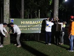 Viral Jadi Tempat Mesum, Satpol PP Pajang Spanduk Larangan Asusila di Taman Langsat