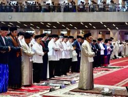 Presiden Prabowo Sholat Idul Adha di Masjid Istiqlal Didampingi Sejumlah Menteri KMP