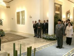 Prabowo Pimpin Upacara Hari Lahir Pancasila, Megawati dan Gibran Hadir