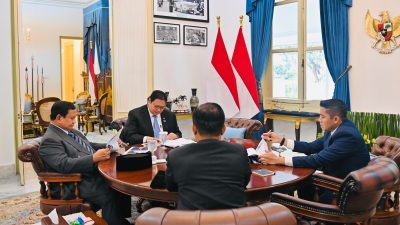 Ada Apa di Istana? Prabowo dan Airlangga Hartarto Rapat Kilat soal RI-AS