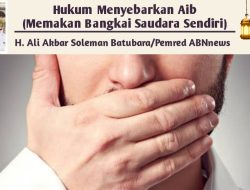 Hukum Menyebarkan Aib (Memakan Bangkai Saudara Sendiri)