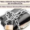 “Maka Celakalah Bagi Orang-Orang Kikir” (QS Al-hadid (57):24)