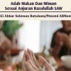 Adab Makan Dan Minum Sesuai Anjuran Rasulullah SAW