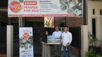 PTP Nonpetikemas Bantu Alat Produksi, Pempek Pak Eko Siap Naik Kelas!
