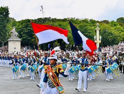 Begini Penampilan Kontingen Satgas Patriot II Indonesia Membuka Parade Bastille Day 2025