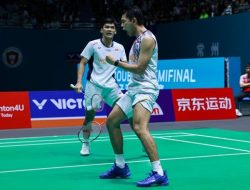 Selebrasi Nyeleneh Fajar/Fikri Usai Juara China Open 2025, Netizen Heboh!