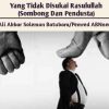 Yang Tidak Disukai Rasulullah (Sombong Dan Pendusta)