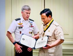 Presiden Prabowo Diganjar Penghargaan Elit dari Komando Operasi Khusus Amerika