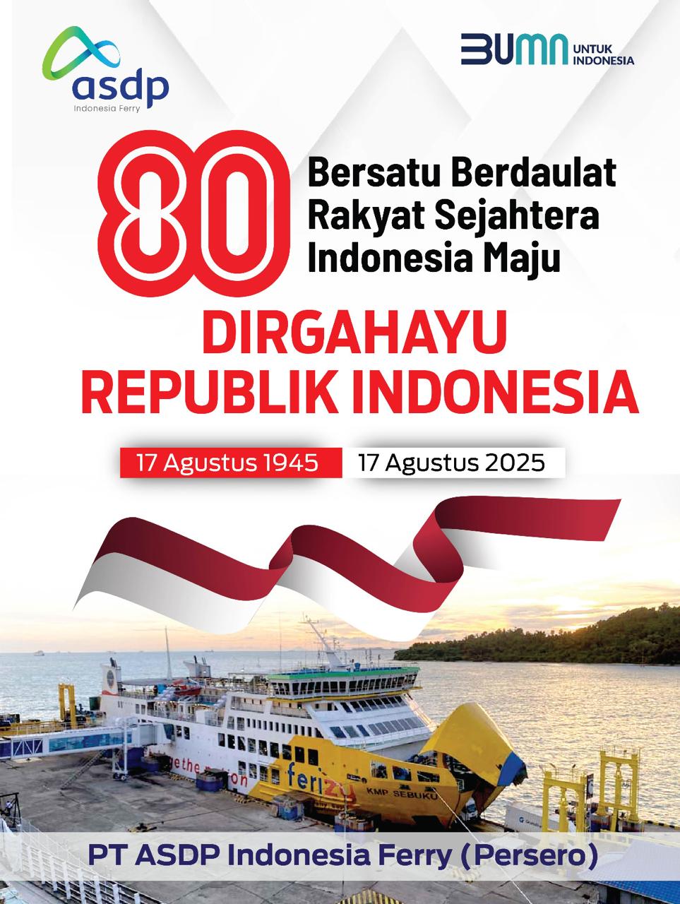 HUT RI Ke-80 - PT. ASDP Indonesia Ferry