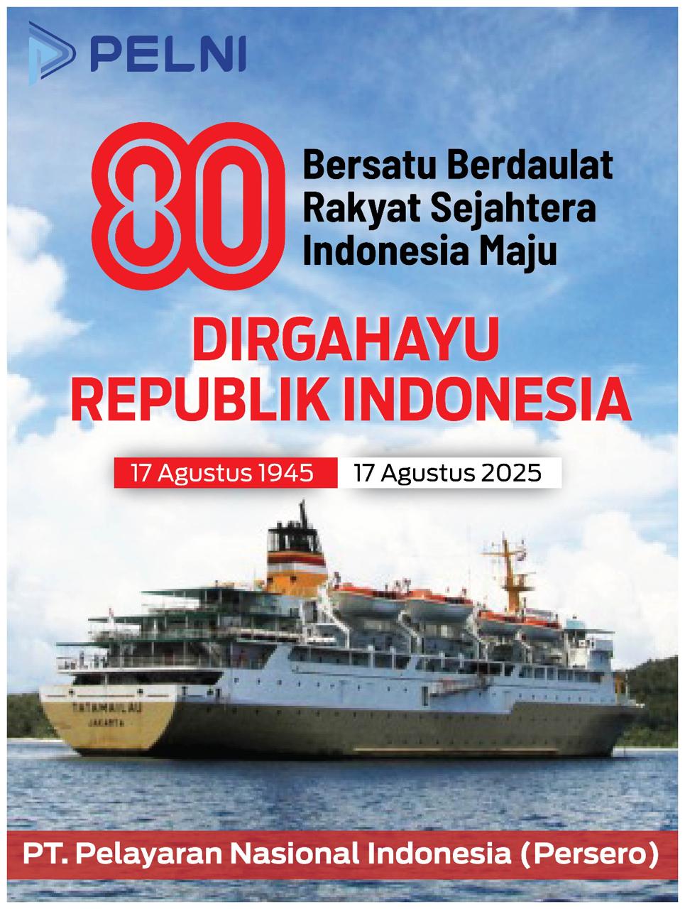 HUT RI Ke-80 - PT. Pelayaran Nasioal Indonesia (Persero)