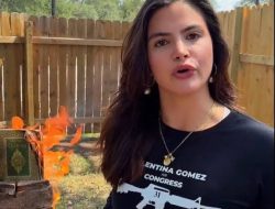 Islamophobia: Politikus AS Valentina Gomez Bakar Alquran, Ingin Hapus Islam dari Texas