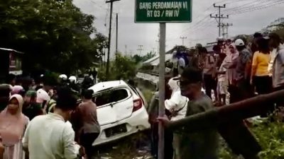 Anak Kapolres Solok Kota Jadi Korban Tewas Kecelakaan KA Minangkabau
