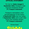 Band Ramai-ramai Nyatakan Mundur, Pespor 2025 Putus Kerja Sama dengan PT Freeport Indonesia