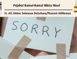 Pejabat Ramai-Ramai Minta Maaf