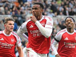 Balikan Keadaan, Gol Telat Gabriel Bawa Arsenal Raih Tiga Poin dari Newcastle
