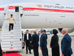 Mendarat di Osaka, Prabowo Pamer Paviliun Indonesia Bertema Tri Hita Karana