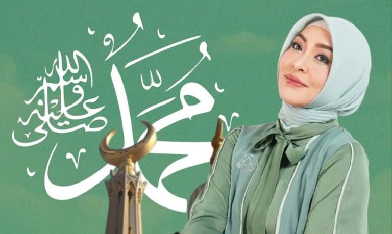 Angelina Sondakh, mantan artis dan Anggota DPR yang kini jadi pendakwah