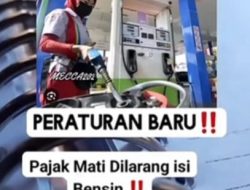 Pertamina Pastikan Isu Pajak Kendaraan Mati Tidak Boleh Beli BBM di SPBU Hoaks!