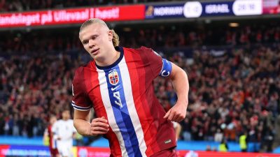 Haaland Hattrick, Norwegia Genosida Israel Lima Gol Tanpa Balas!