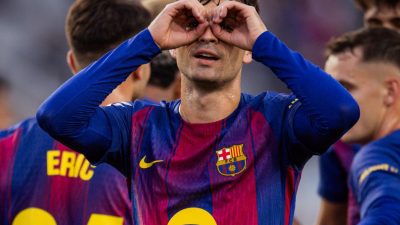 Menang Dramatis, Barca Naik ke Puncak Klasmen Liga Spanyol