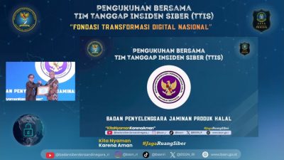 Perkuat Sistem Layanan, BSSN Kukuhkan Tim Tanggap Insiden Siber BPJPH