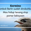 Tembok Berlin sudah dirobohkan Mau hidup tenang stop pamer kekayaan