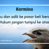 Ibu dan adik ke pasar beli beras Hukum jangan tumpul ke atas