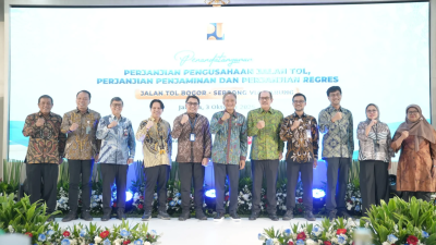 Jasa Marga Cs Tandatangani PPJT Tol Bogor-Serpong via Parung, Siap Jadi Dinamo Pertumbuhan Ekonomi 8%!