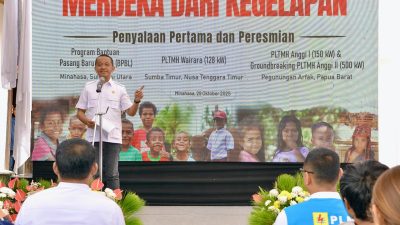 Strategi Jitu Bahlil Selesaikan Listrik di 12 Desa Sulut Tahun Depan, Proyek Merdeka dari Kegelapan Dipercepat