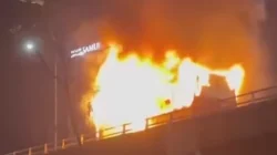 Kebakaran Bus Royal Trans di Tol Dalkot Kelapa Gading Dipicu Percikan Api dari Mesin