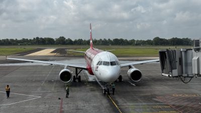 Bandara Syamsudin Noor Resmi Layani Penerbangan Internasional, AirAsia Terbang Perdana dari Kuala Lumpur