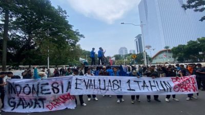 Setahun Pemerintahan Prabowo-Gibran, Mahasiswa: Janji 19 Juta Lapangan Kerja Ngomong Doang!