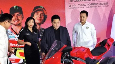 Tiket MotoGP Mandalika 2025 Nyaris Ludes, Erick Thohir: Dampak Ekonomi Tembus Rp4,8 Triliun!