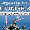 Rekayasa Lalin Saat HUT ke-80 TNI di Monas, Hindari Rute Berikut Ini