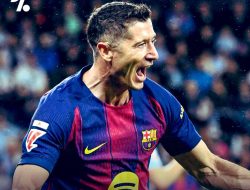Lewandowski Hattrick, Barca Bawa Pulang Tiga Poin Penting dari Celta Vigo