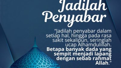 Jadilah Penyabar