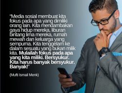 Mulailah Fokus Pada Apa Yang Kita Miliki