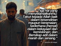 Tiga Hal Yang Menyelamatkanmu