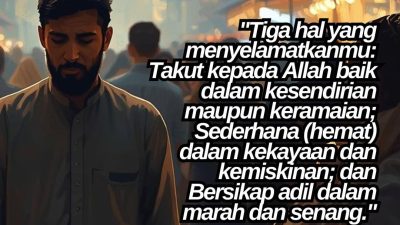 Tiga Hal Yang Menyelamatkanmu