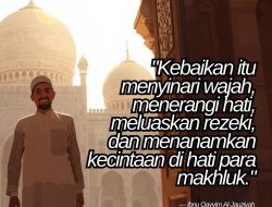 Kebaikan Itu Menyinari Wajah