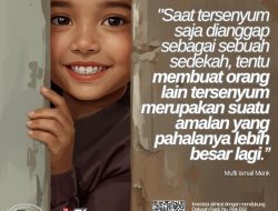 Saat Tersenyum Saja Dianggap Sebuah Sedekah