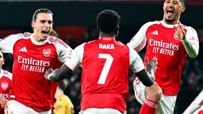Kalahkan Crystal Palace Lewat Babak Tos-tosan, Arsenal Tantang Chelsea di Semifinal Carabao Cup