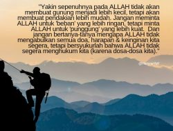 Yakin Sepenuhnya Pada Allah