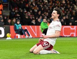 Bawa Tiga Poin dari Vitaly Stadium, Arsenal Semakin Nyaman di Puncak Klasmen